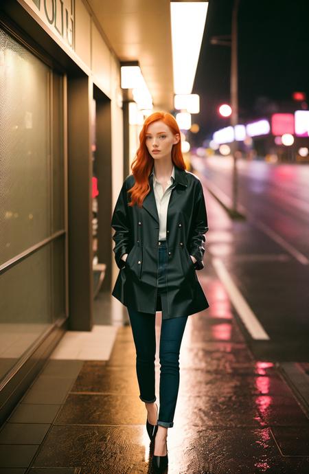 00178-396312067.0-photograph of SiofraCipher, wearing jeans and high heels and raincoat, walking in the night, raining, noir, soft focus, film gra.png